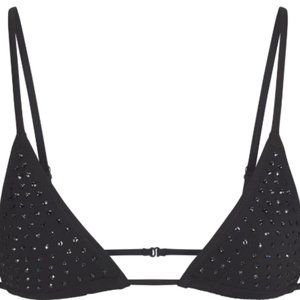 SKIMS Sparkle Jersey Mini Triangle Bralette Sz. L *NWT